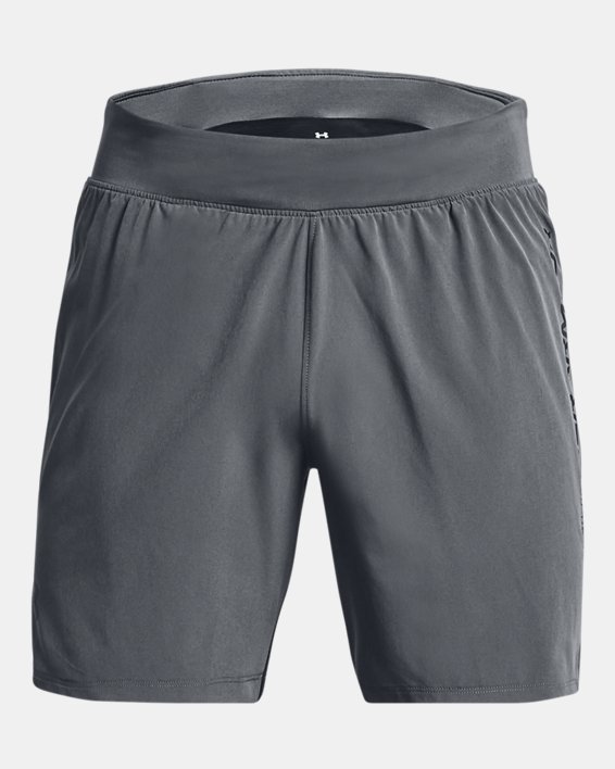 Men's UA Speedpocket 7'' Shorts, Gray, pdpMainDesktop image number 6